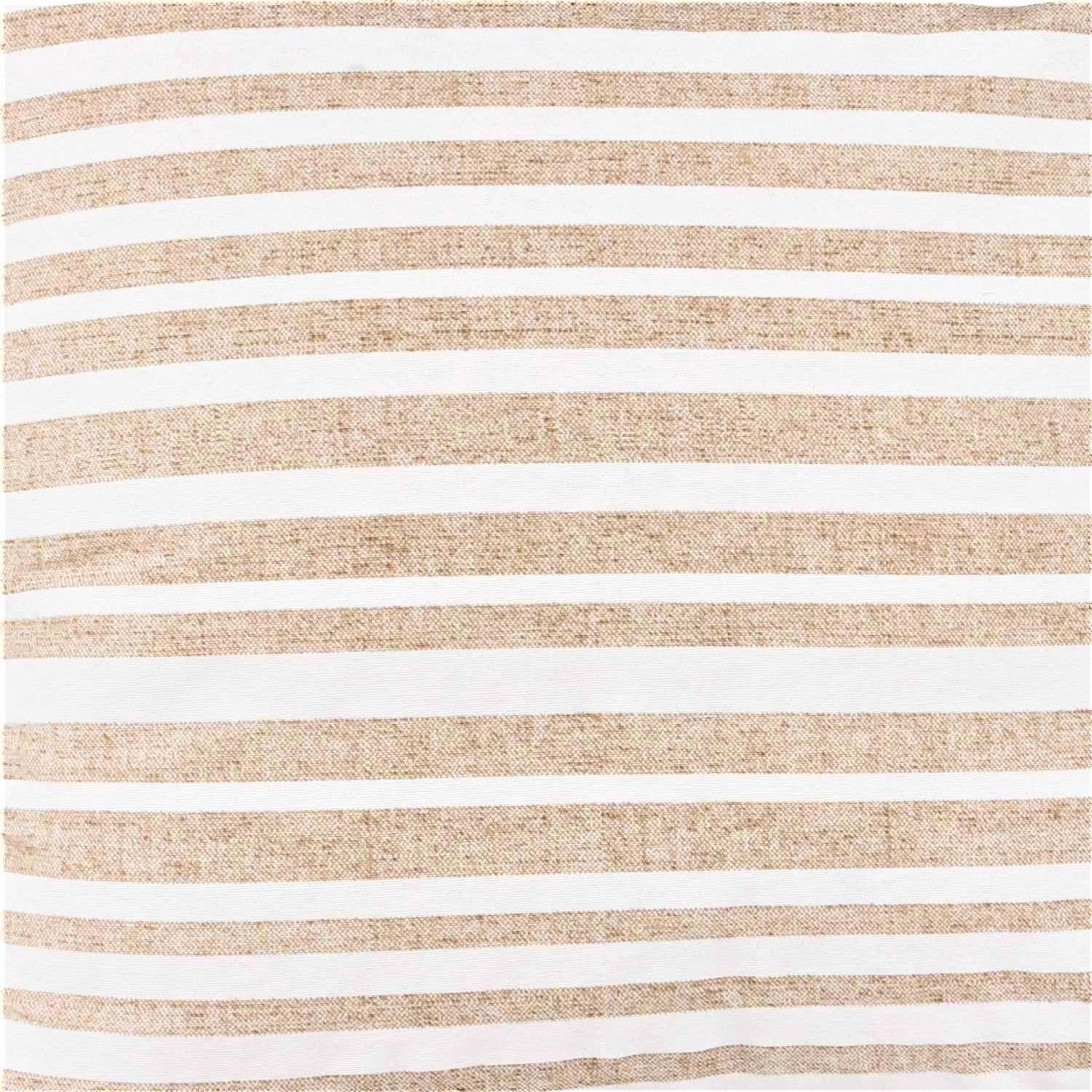 Set 2 cojines Lona Española Rayas 50x50 BEIGE-2