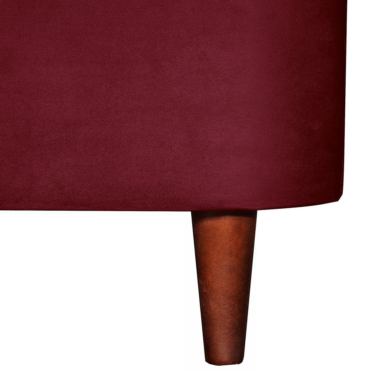 SOFA 2C OSLO FELPA  BURDEO160X80X70-3