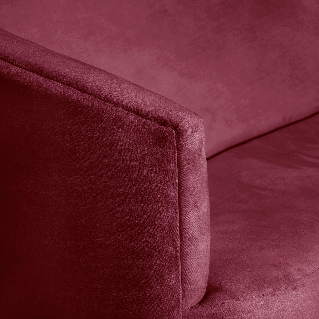 SOFA 2C OSLO FELPA  BURDEO160X80X70-2