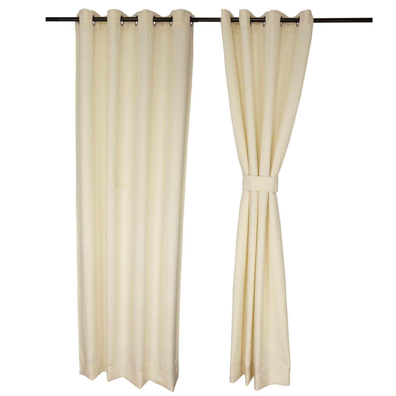 Set Cortinas Barcelona 1.40x2.25  IVORY-0