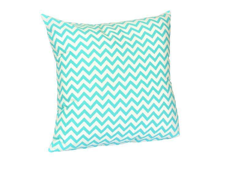 Juego Cortinas + Cojines infantiles Zig Zag  Turq-3
