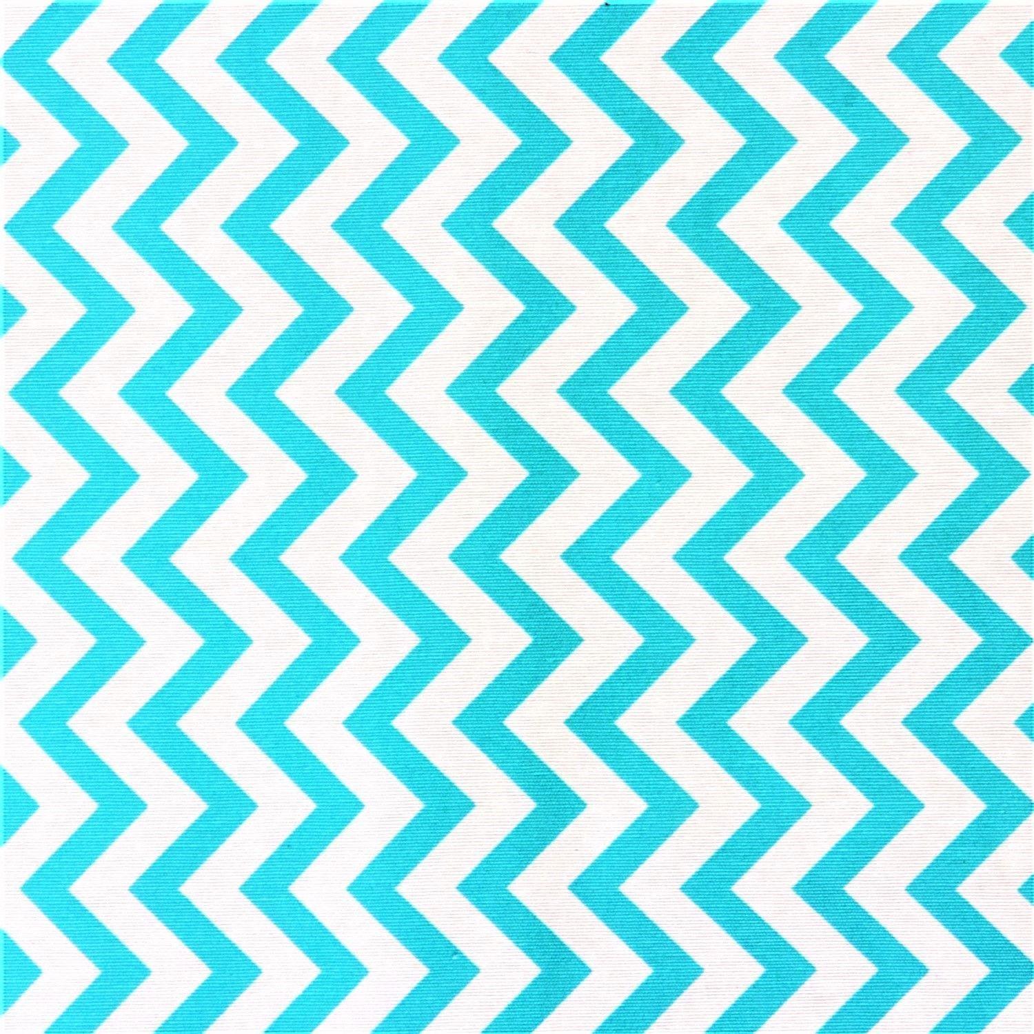 Juego Cortinas + Cojines infantiles Zig Zag  Turq-4