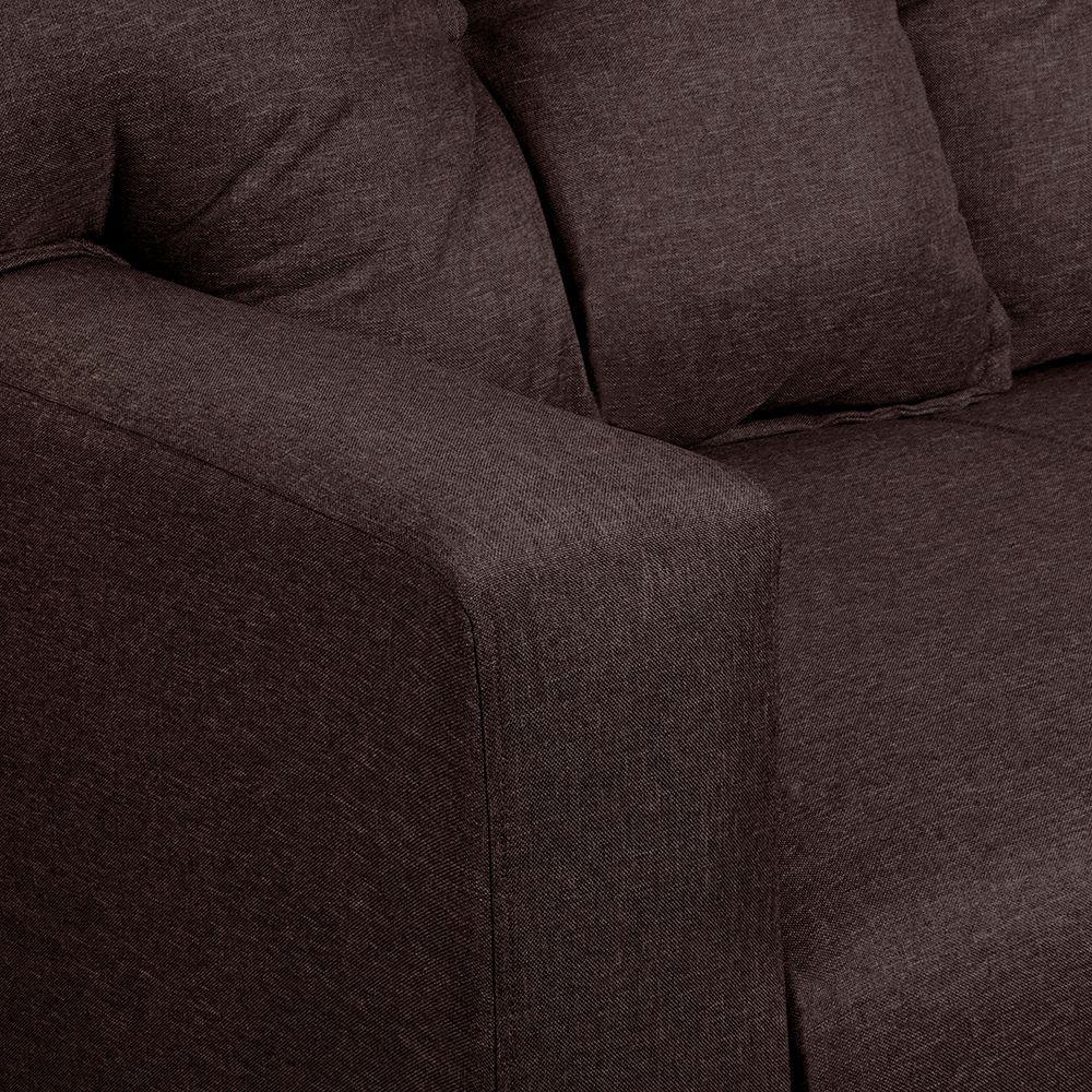 Seccional Belga esquinero Chocolate 210x210 X 95-2