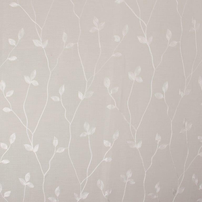 Set cortinas ambiente 4pzas Mati y velo bordado Blanco 140x225-2