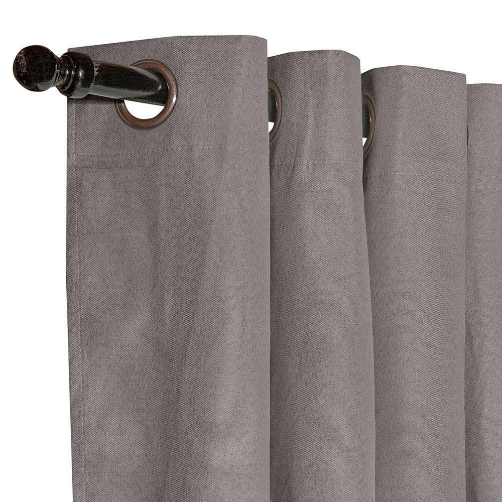 Set 2 Cortinas Black Out  California  140x225 Chocolate -2