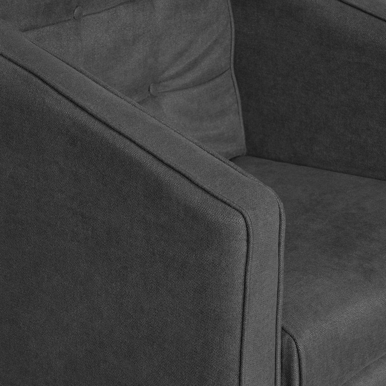 Poltrona 1c Estocolmo Chenille  GRIS 68x70 x 80 h-2