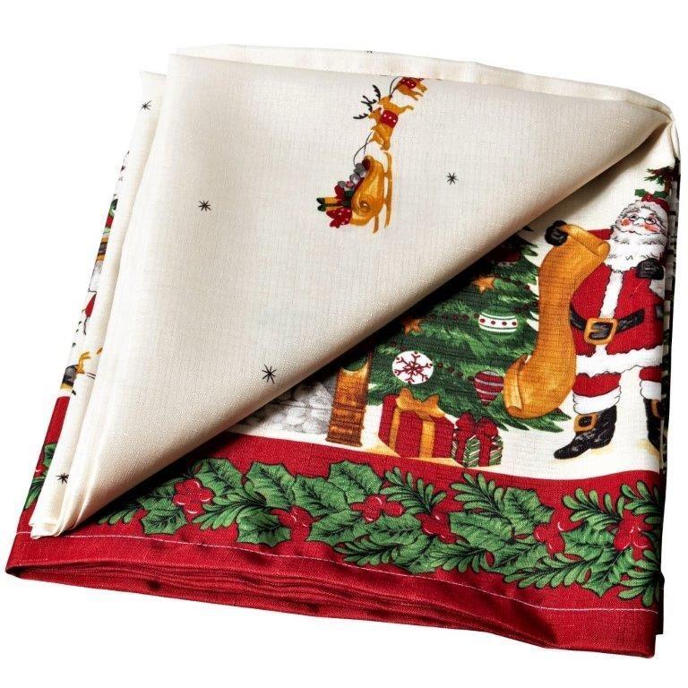 Mantel Linette Navideño  Pascuero  210x150 Ivory-1