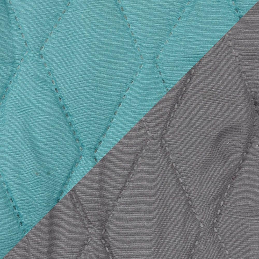 Quilt Bicolor Masel 1,5 plazas Gris-Turquesa-1