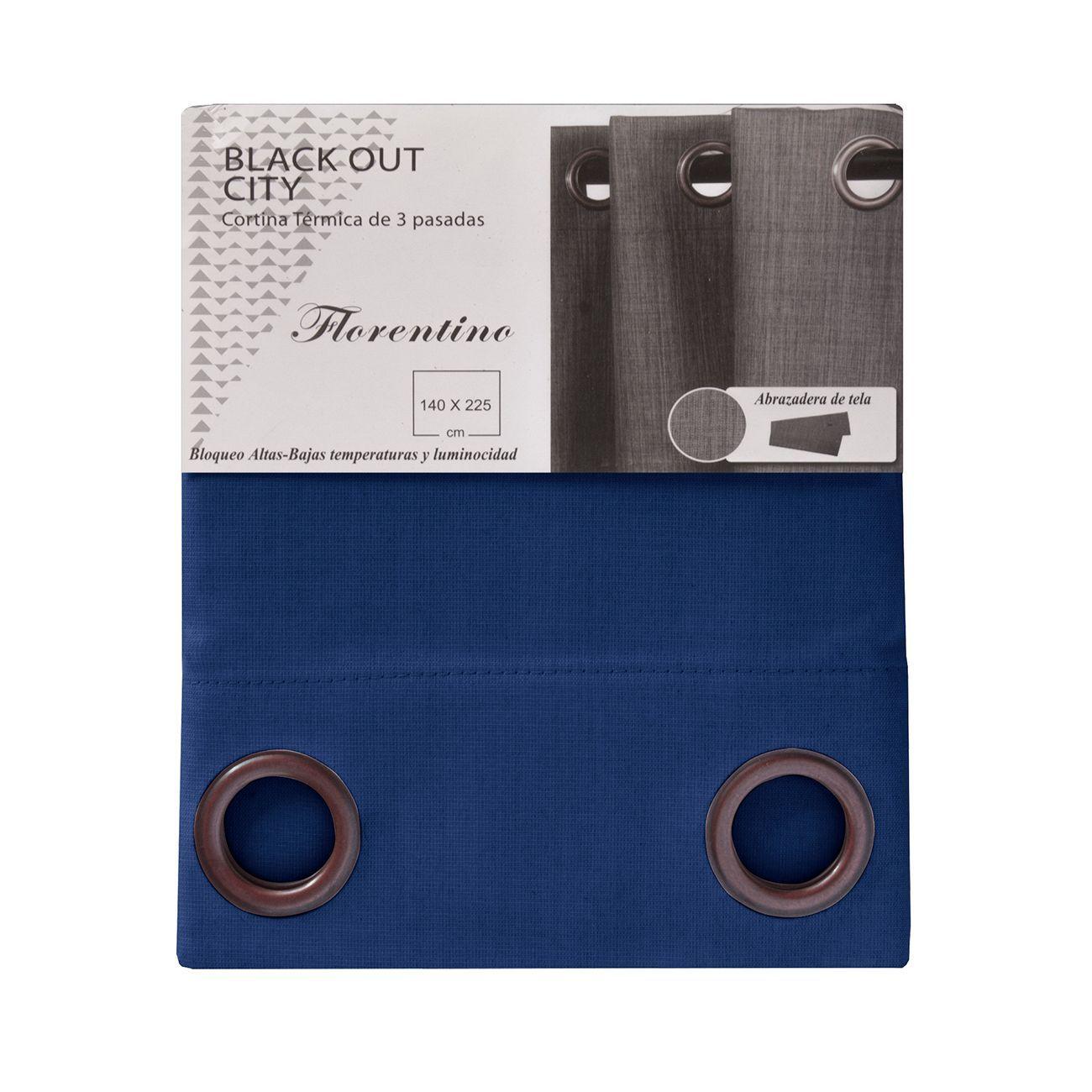 Cortina Black Out  Masel City  Azul-2