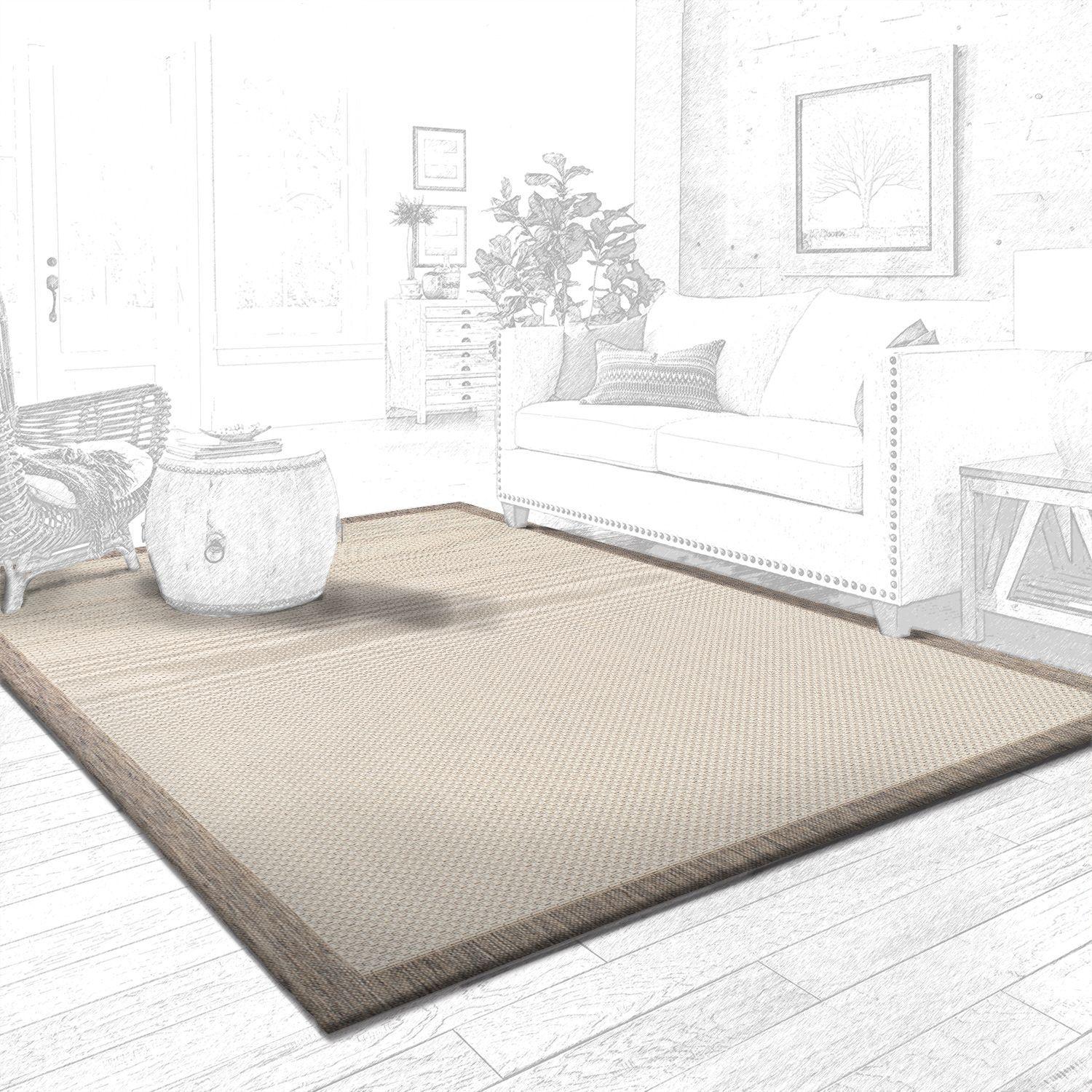 alfombra dawn sagira-borde   gris claro 140x200-1