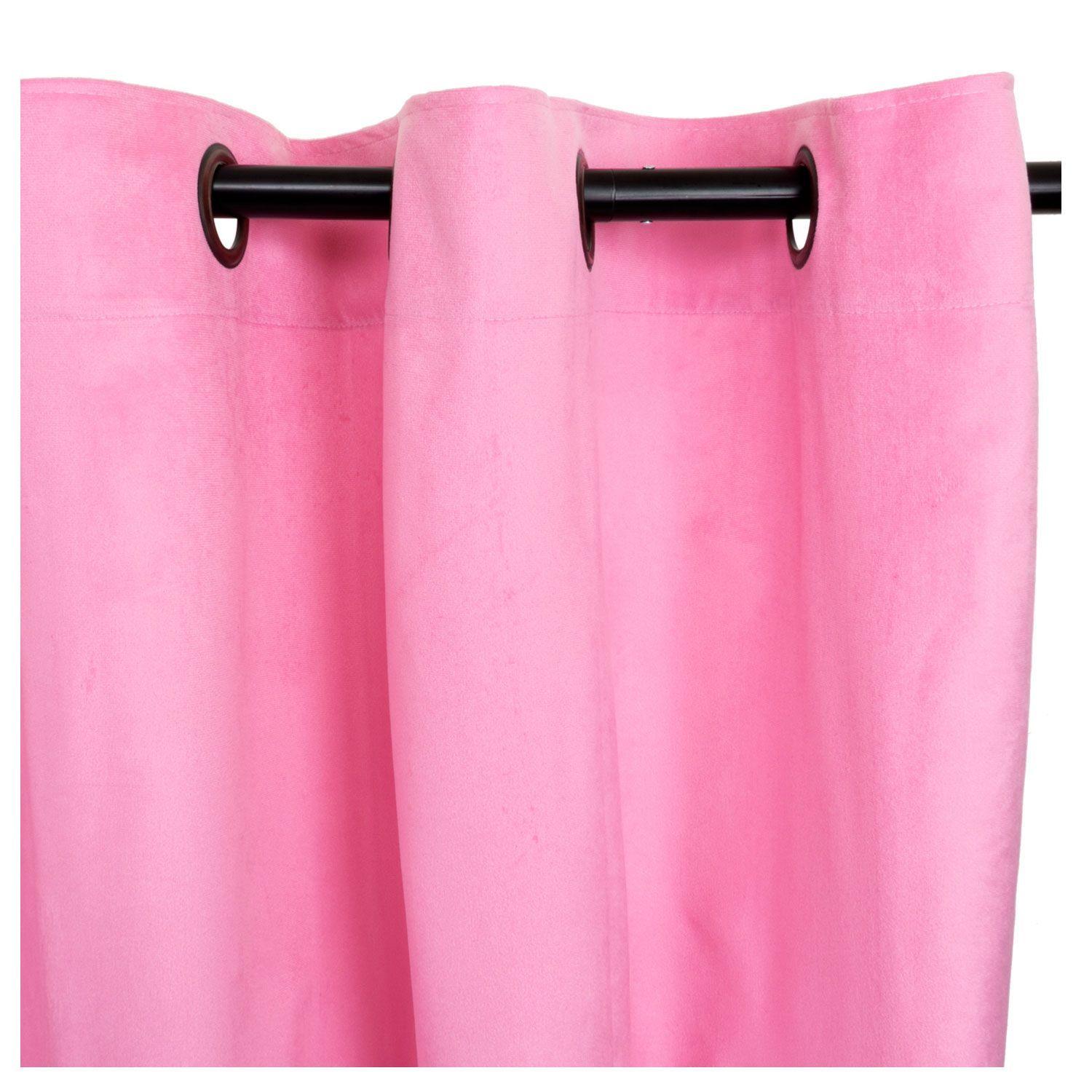 Cortinas New velvet 1.40 X 2.20  Rosado-0