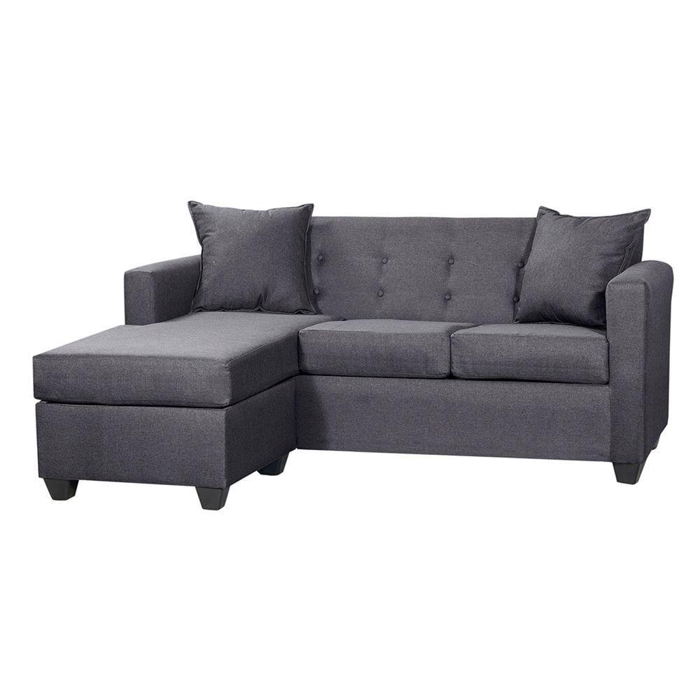 Seccional Intercambiable Gramado tela Gris oscuro 170x130x83-2