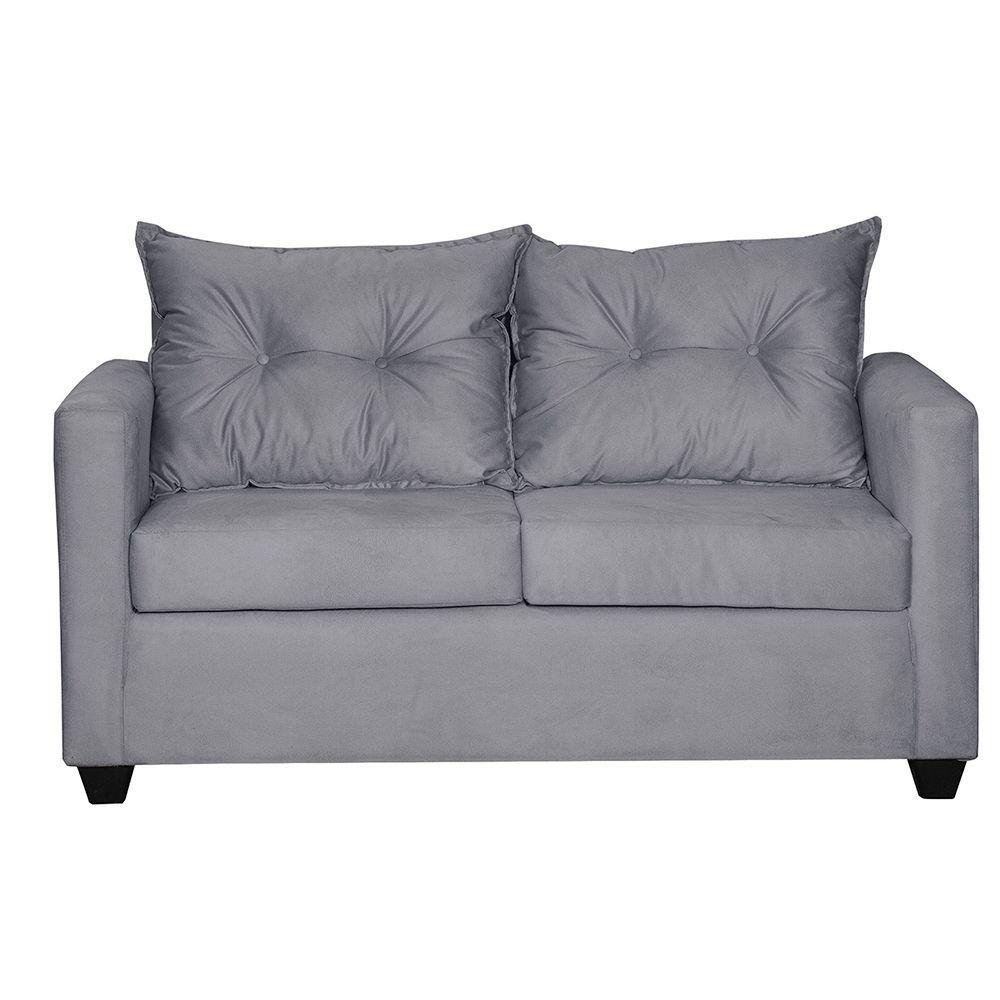 Sof 2c Hamburgo Felpa Gris 130x70x83-1
