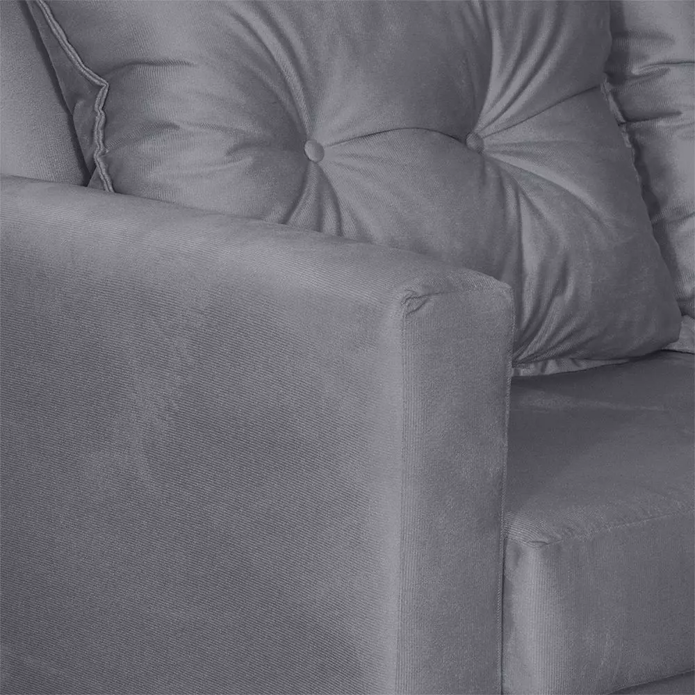 Sof 2c Hamburgo Felpa Gris 130x70x83-3