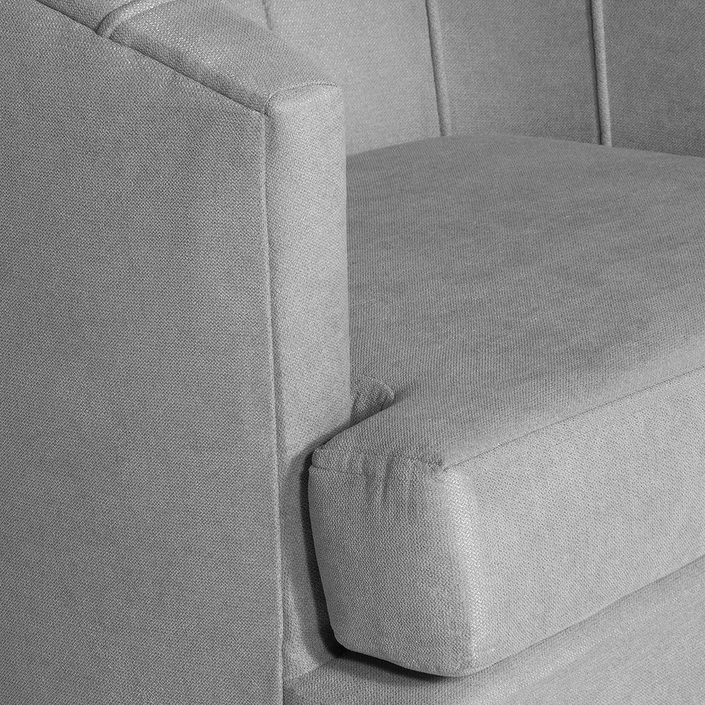 Poltrona Nordic  Tela  gris  65 x 73x73-3
