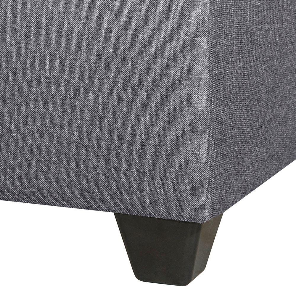 Seccional Intercambiable Gramado tela Gris 170x130x83-5