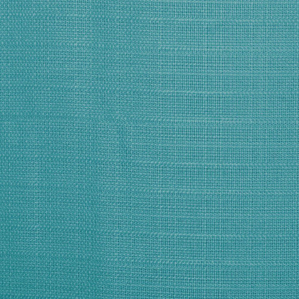 Set cortina 8 pzas Amalia pasatubo 140x225 Turquesa-3