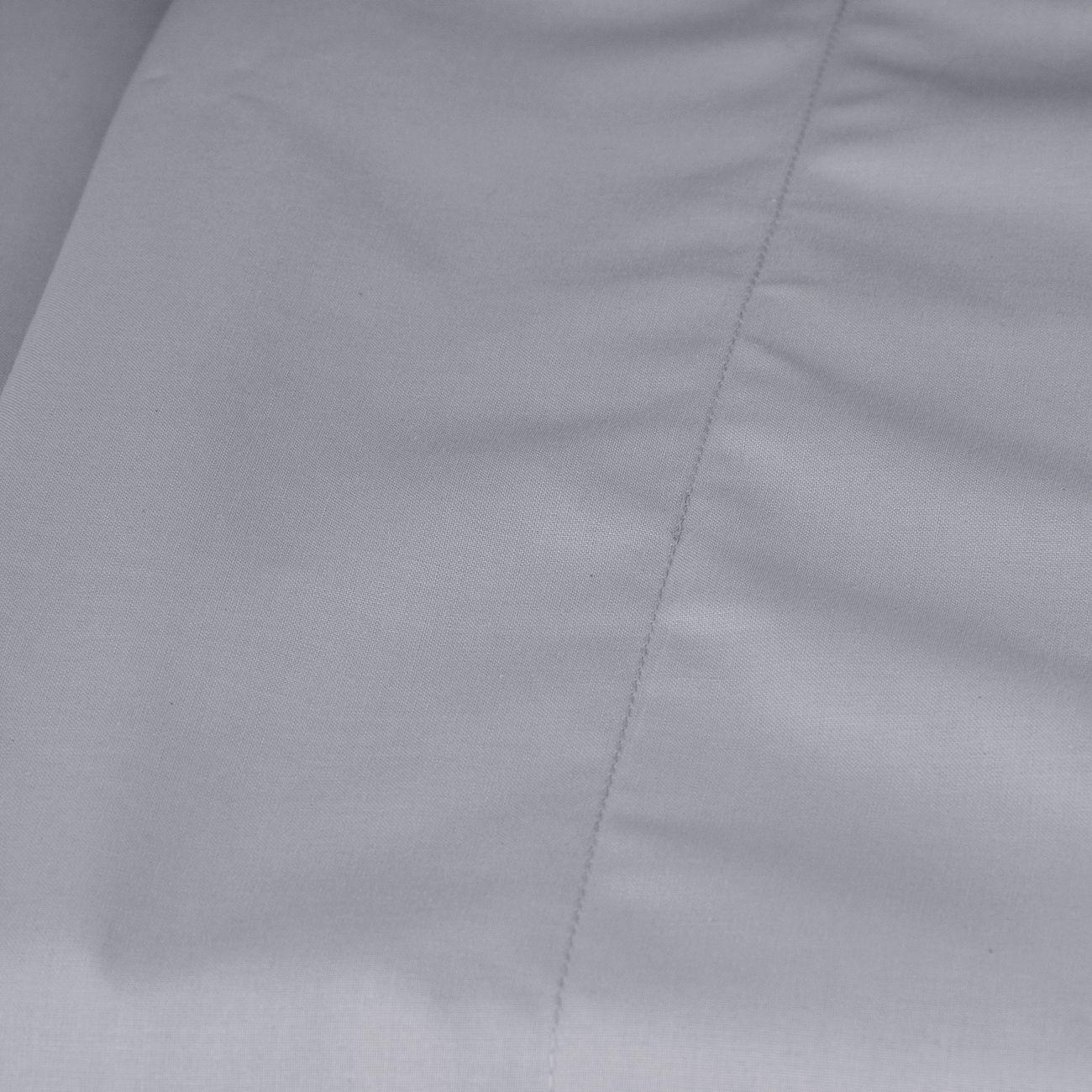 Jgo.Sábanas Polycotton King -144 hilos 4 piezas - Gris-2