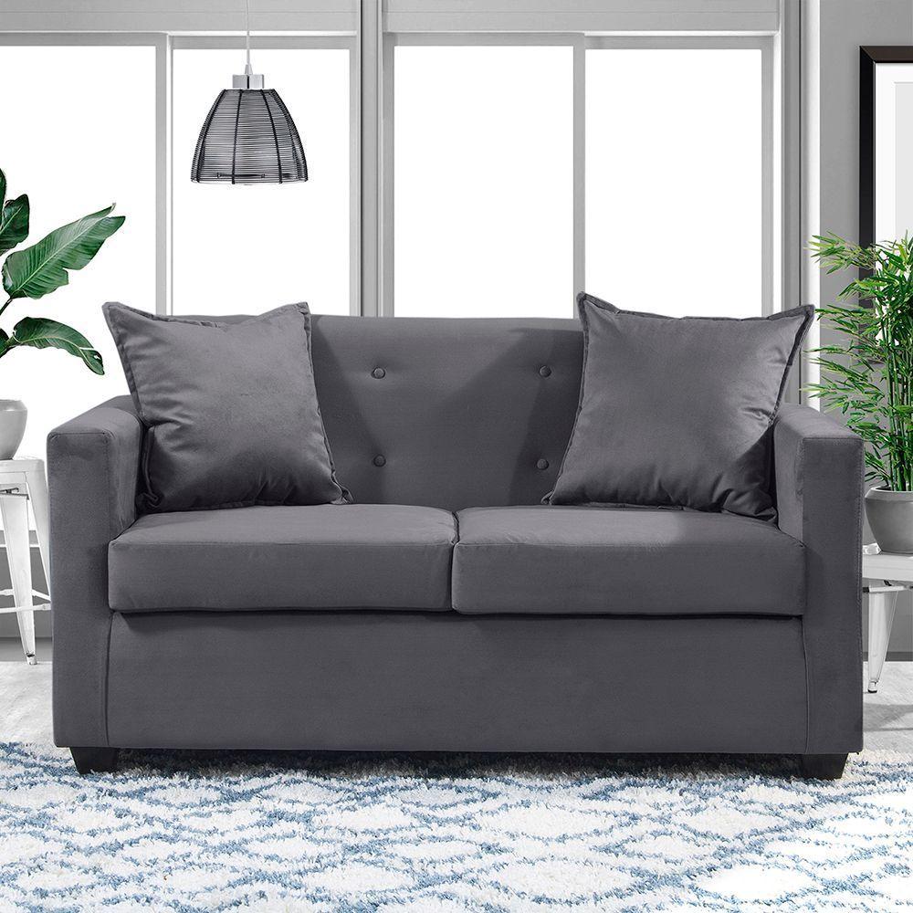 Sofa 2c Gramado Felpa Gris osc 130x70x83-2