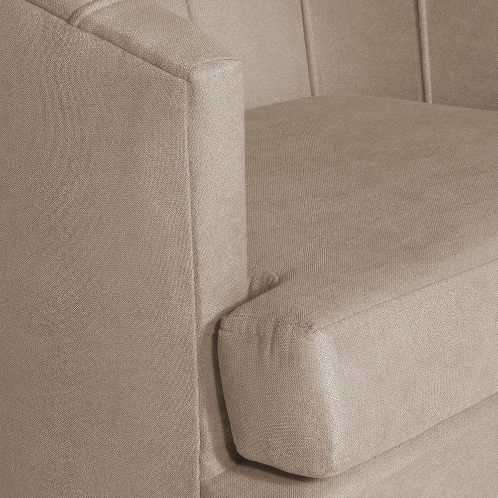 Poltrona Nordic  Tela  beige 65 x 73x73-2