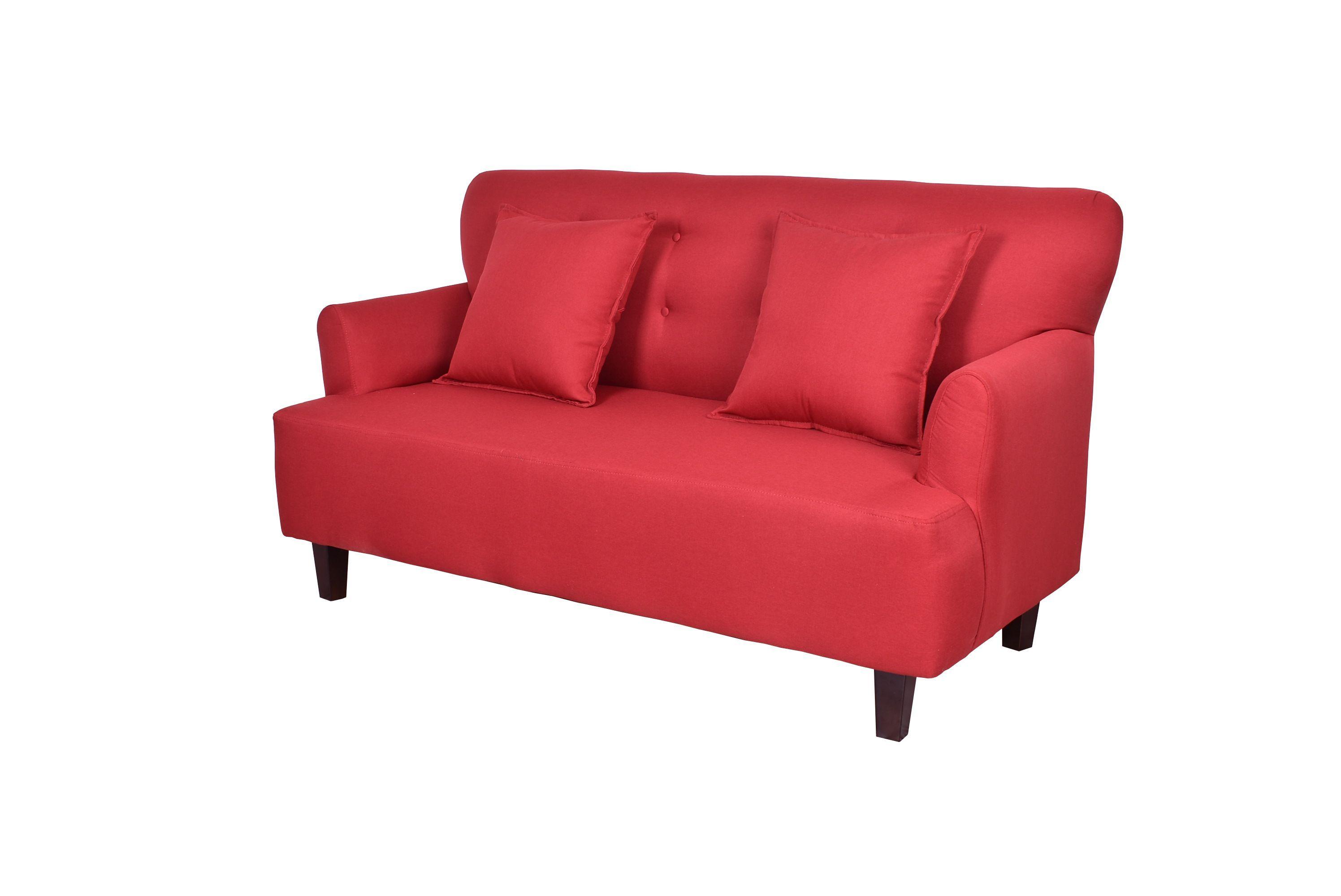 Sofá Masel 2C York 150x80x95 cm  Rojo-1