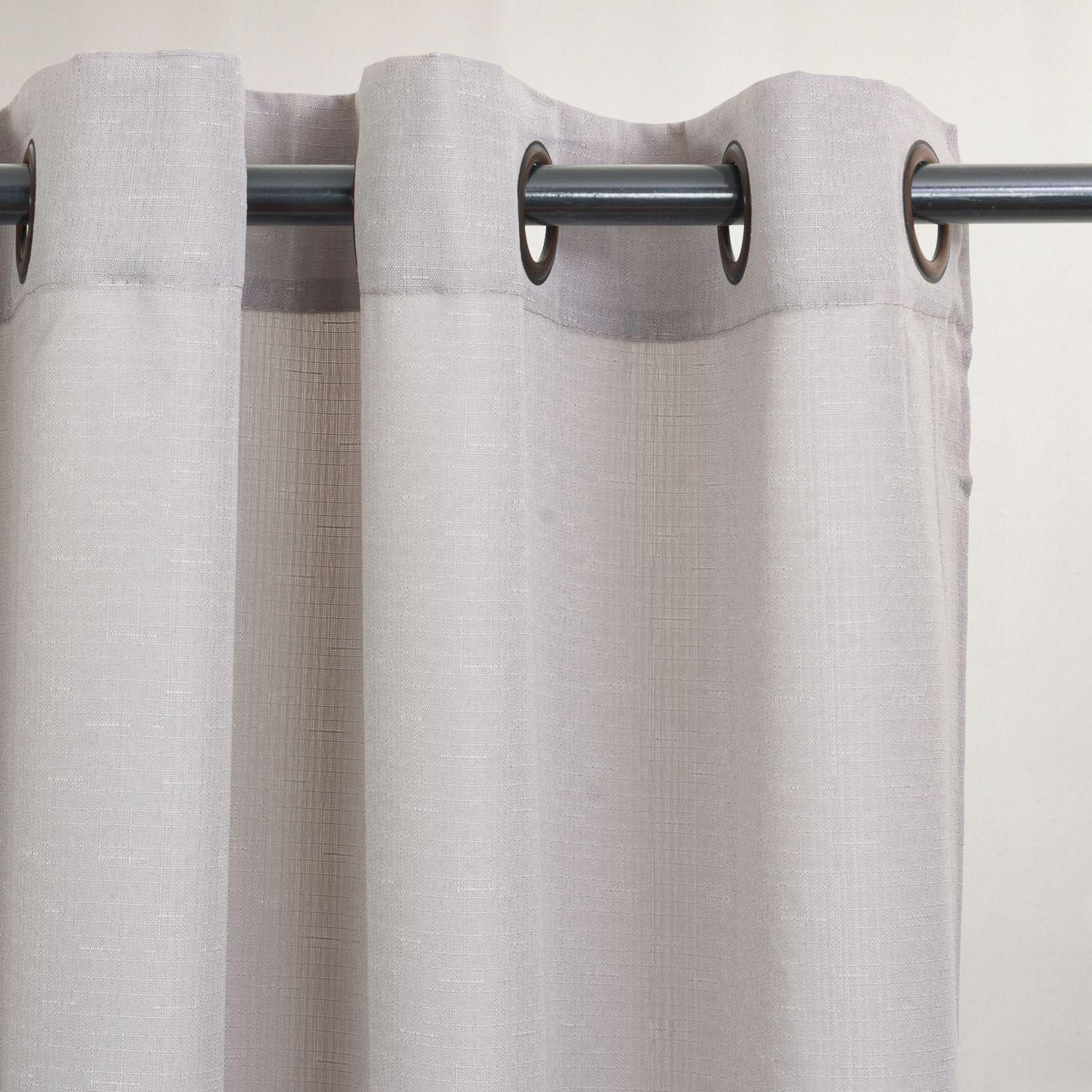 Set Cortinas 8 Piezas Yasmin Gris-4