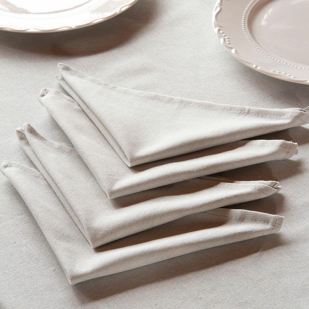 Juego de Mantel Laika 135 x 210  c/ Servilletas de tela  Gris-2