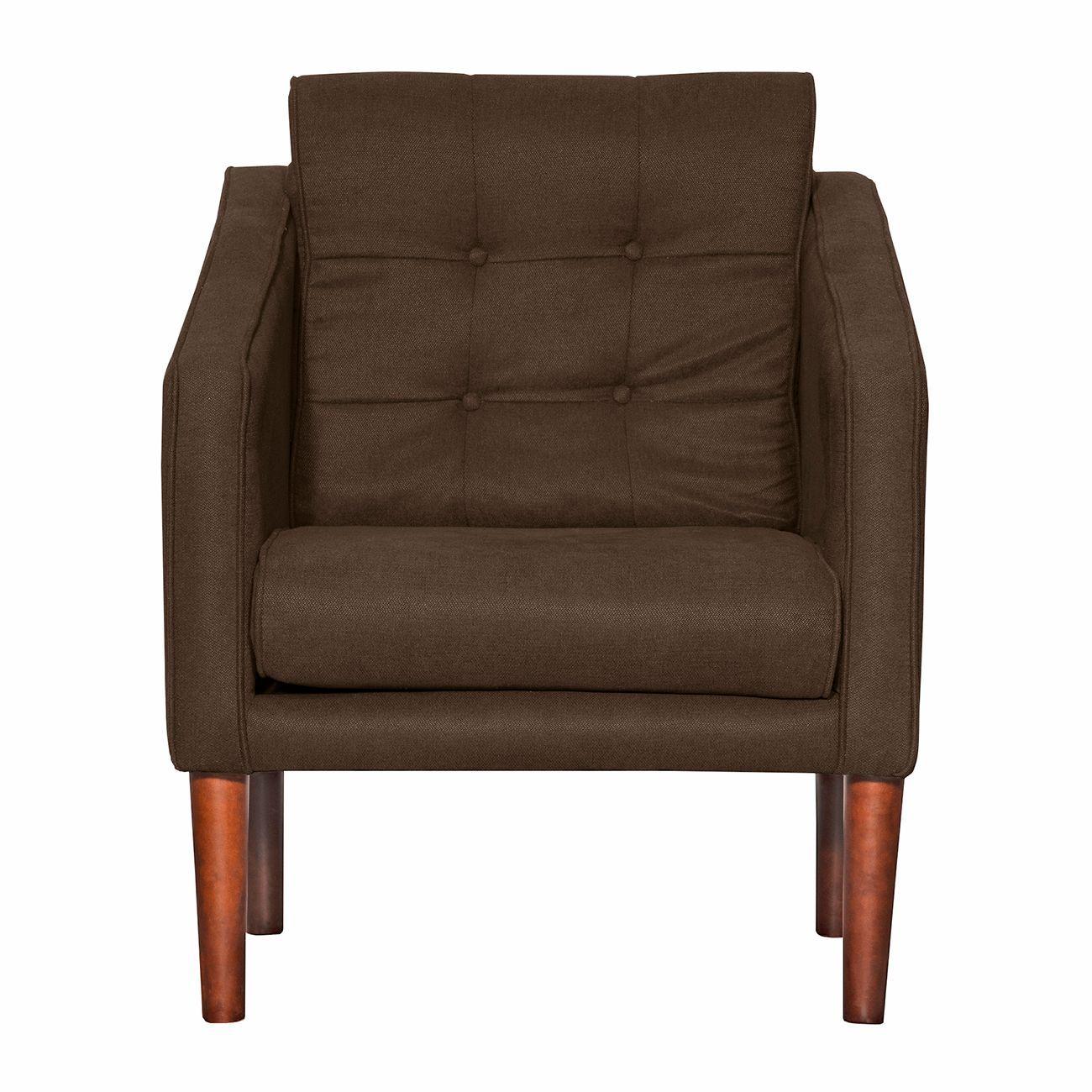 Poltrona 1c Estocolmo Chenille chocolate  68x70 x 80 h-0