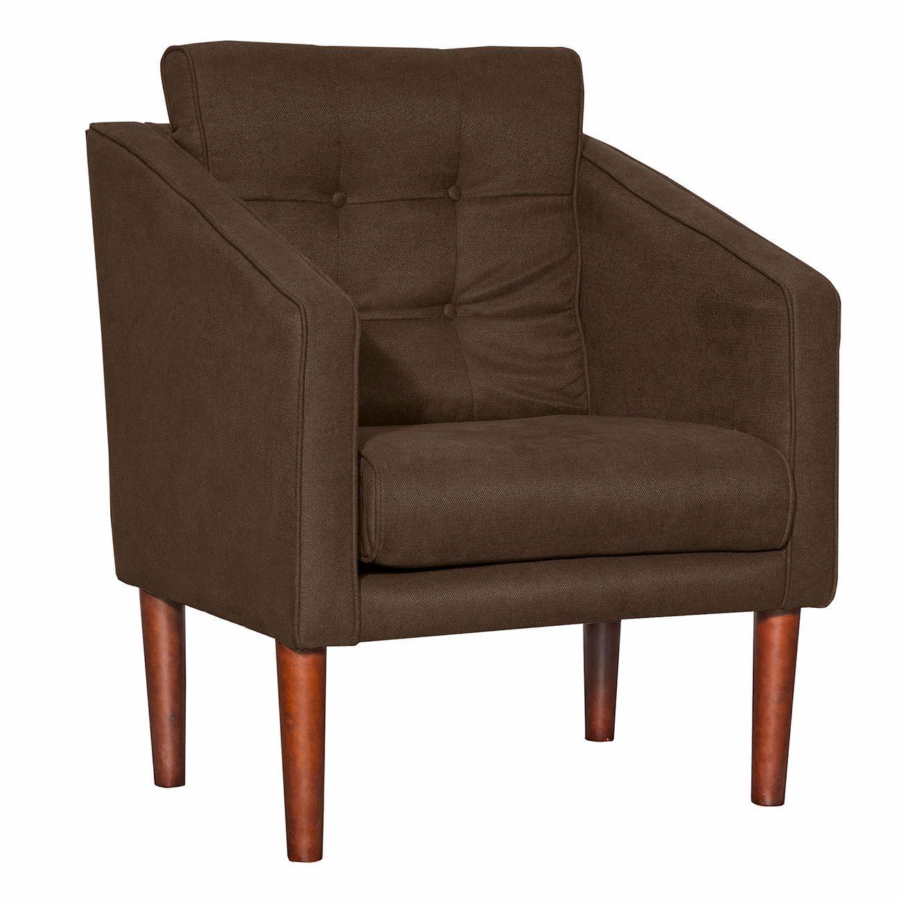 Poltrona 1c Estocolmo Chenille chocolate  68x70 x 80 h-1
