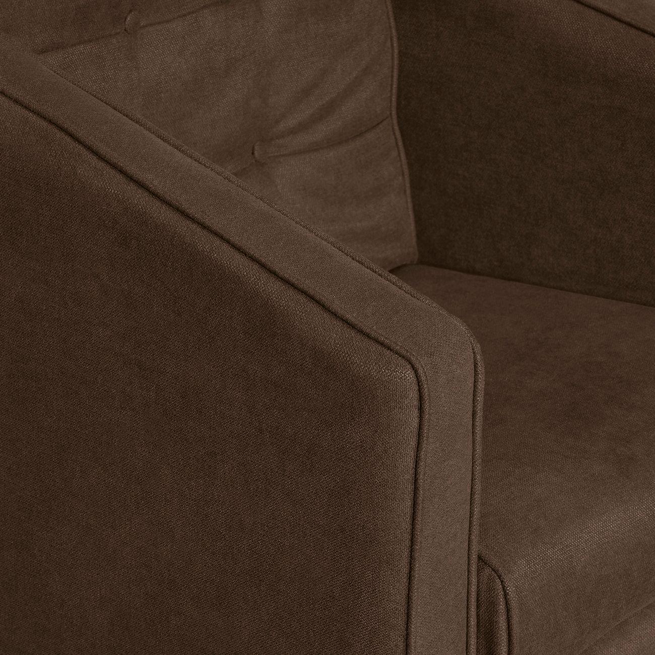 Poltrona 1c Estocolmo Chenille chocolate  68x70 x 80 h-2