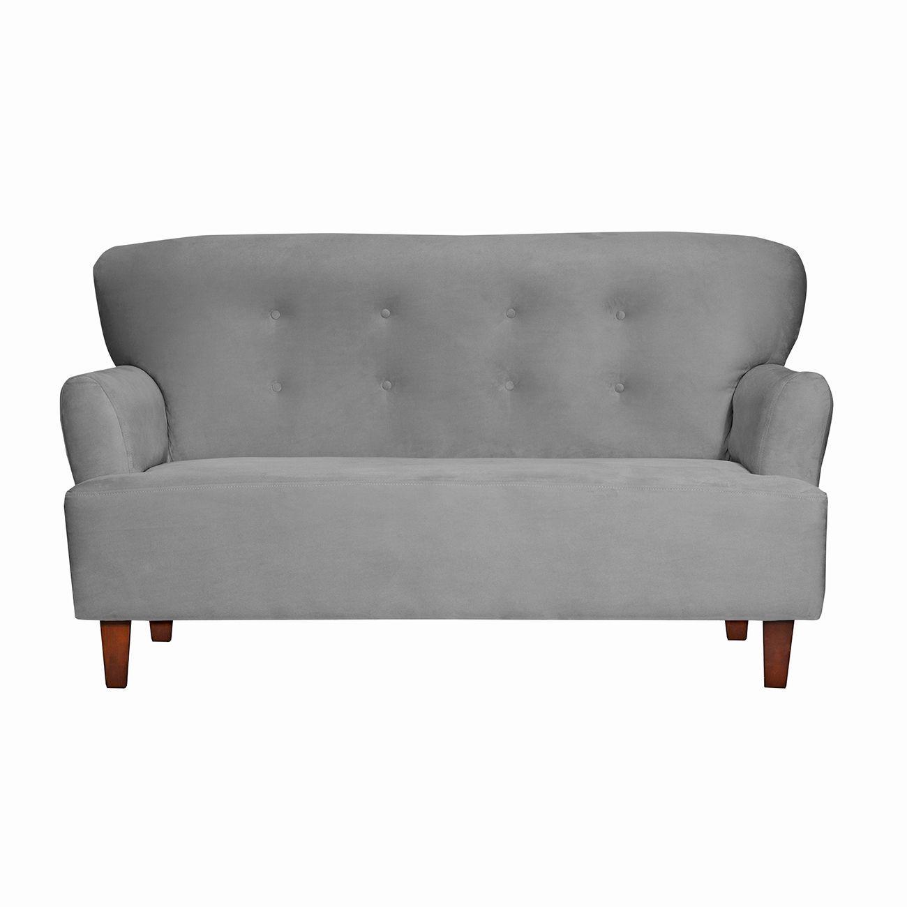  Sofa  York  2c Felpa gris 150x80x95-0