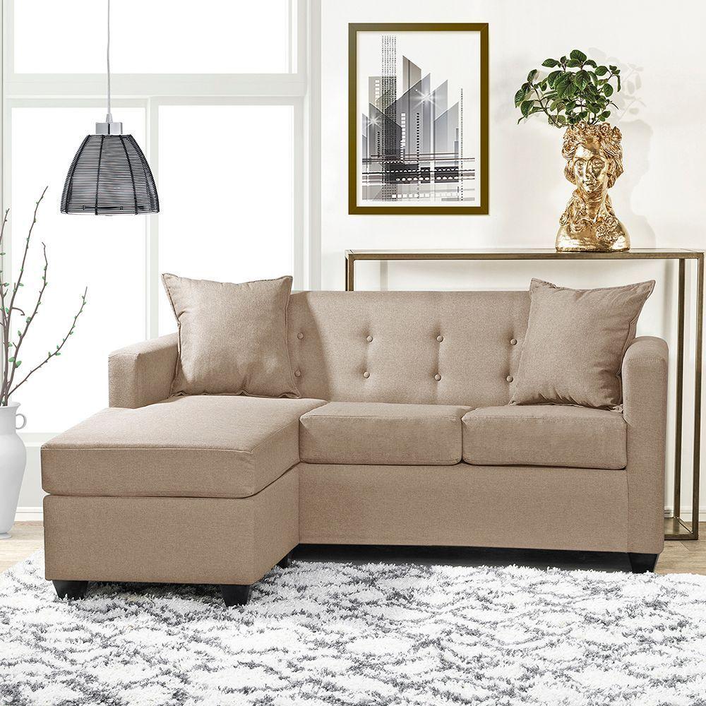 Seccional Intercambiable Gramado tela Beige 170x130x83-3