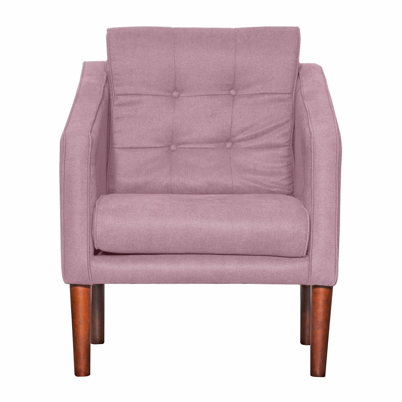 Poltrona 1c Estocolmo Chenille Rosa Palo 68x70 x 80 h-0