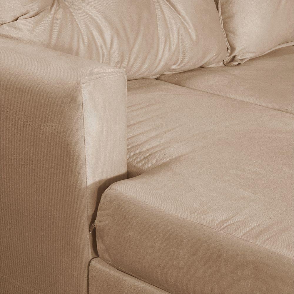 Seccional Intercambiable Hamburgo Felpa Beige 170x 130x83-4