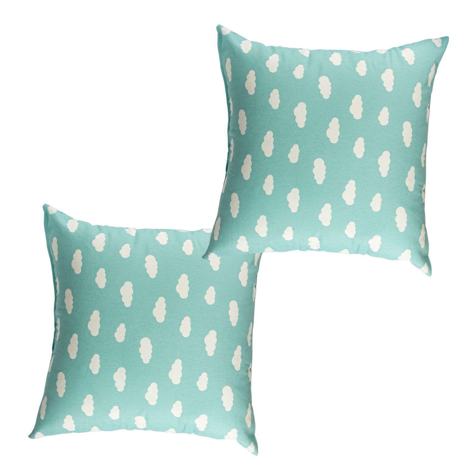 Set 2 Cojines Lona Nube Jade 50x50 cm-0