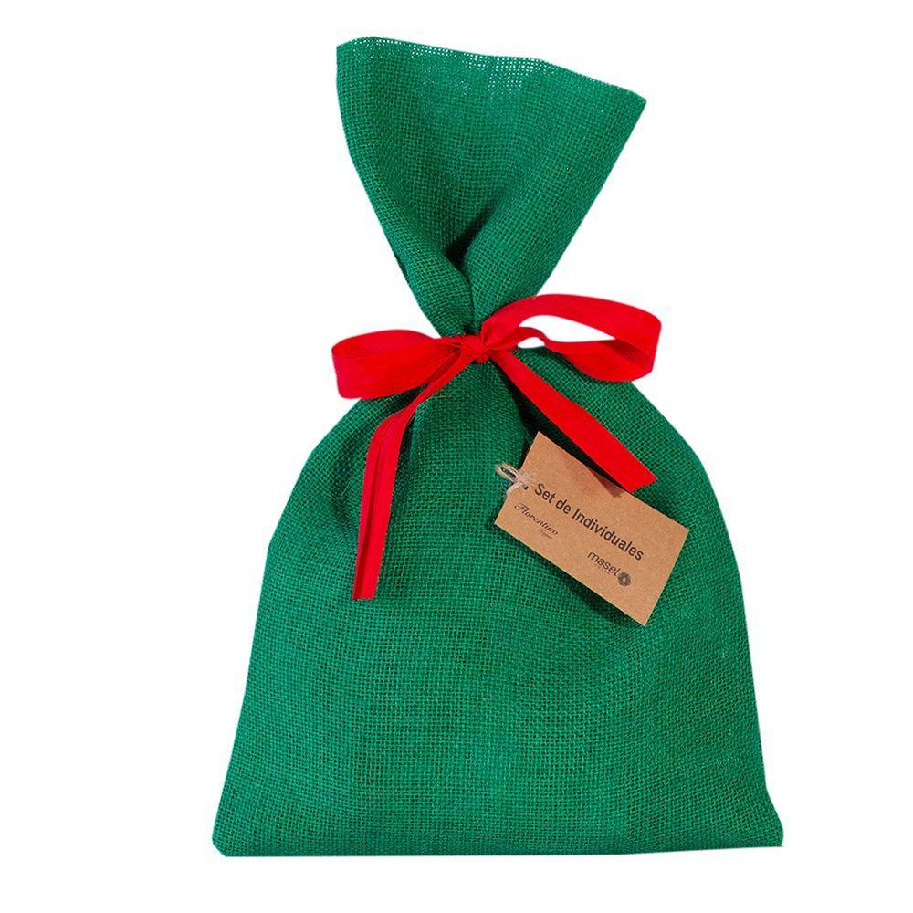 set Camino de mesa c 6 individuales Lona espa ola estampada Navidad Regalos-3