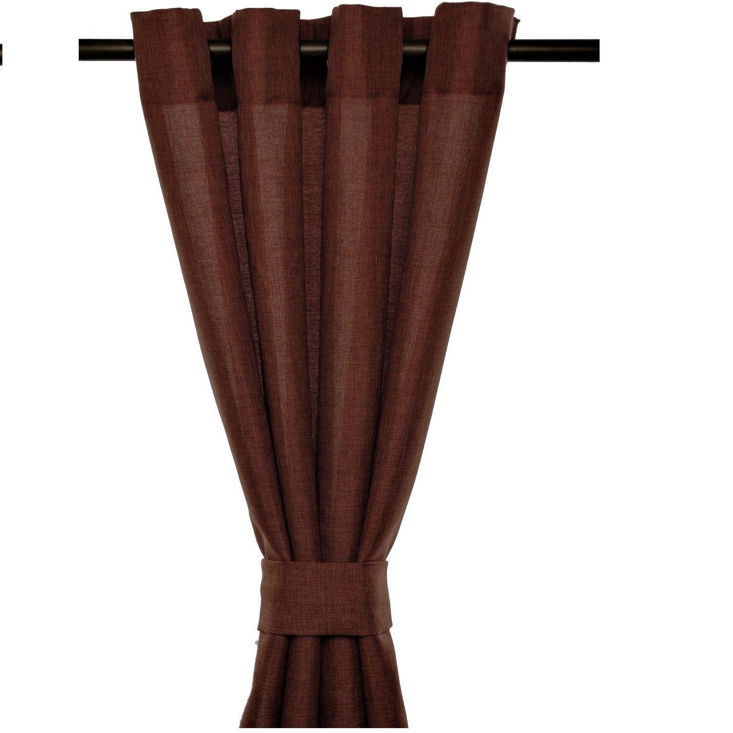 Cortina  Mati 140X225 cm Chocolate-0