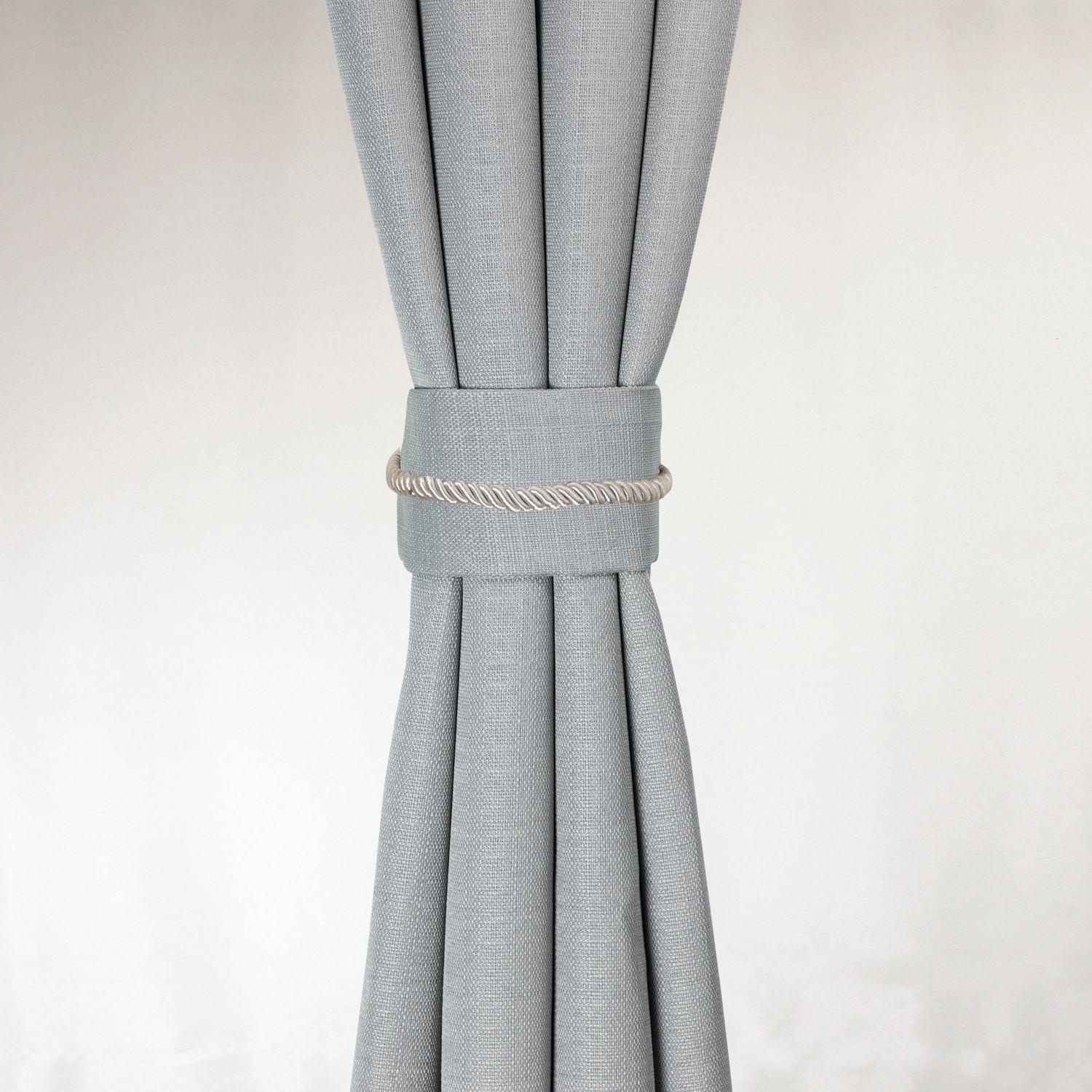 SET Cortina Barbara 8 piezas Gris claro-4