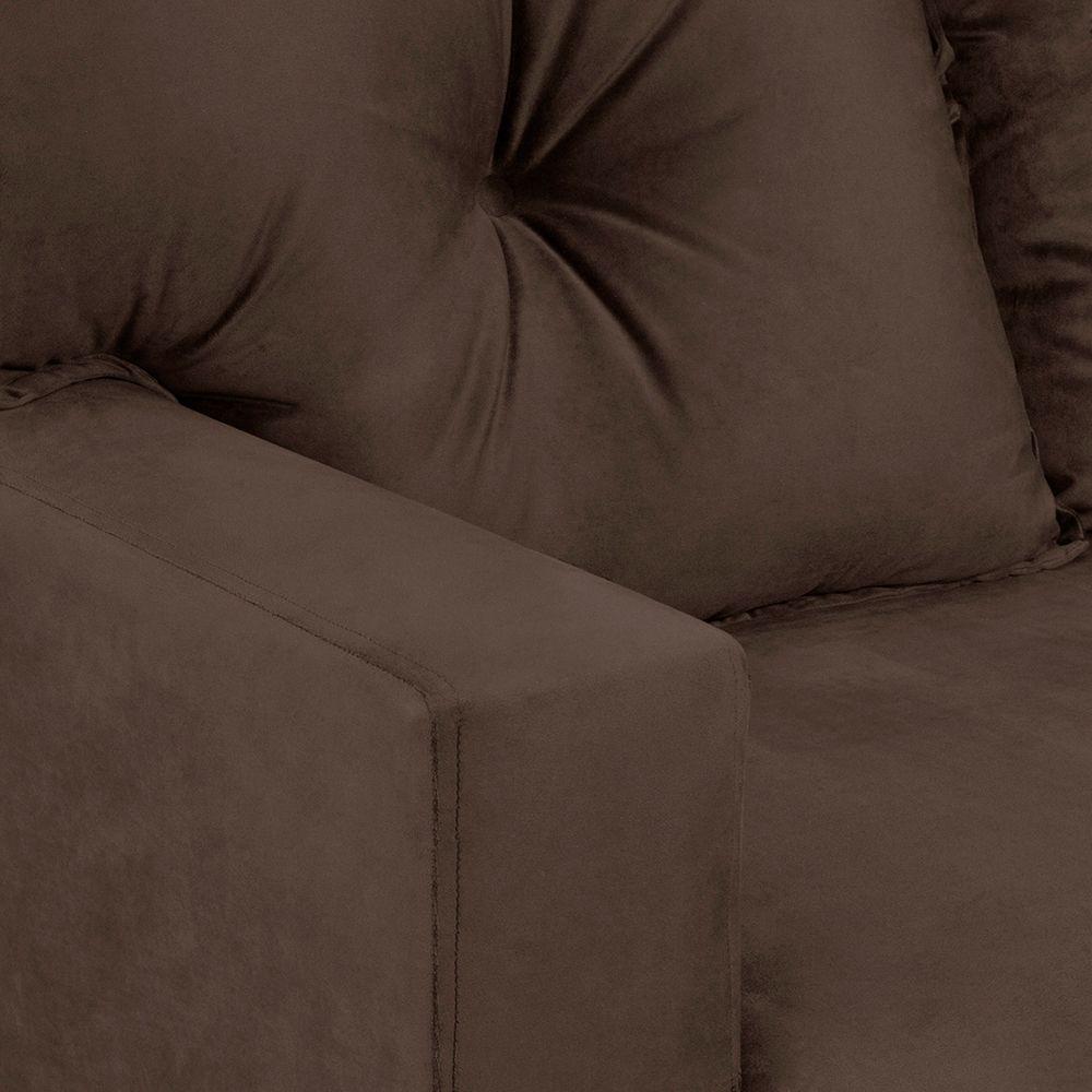 Seccional Belga esquinero felpa Chocolate 210x210-2