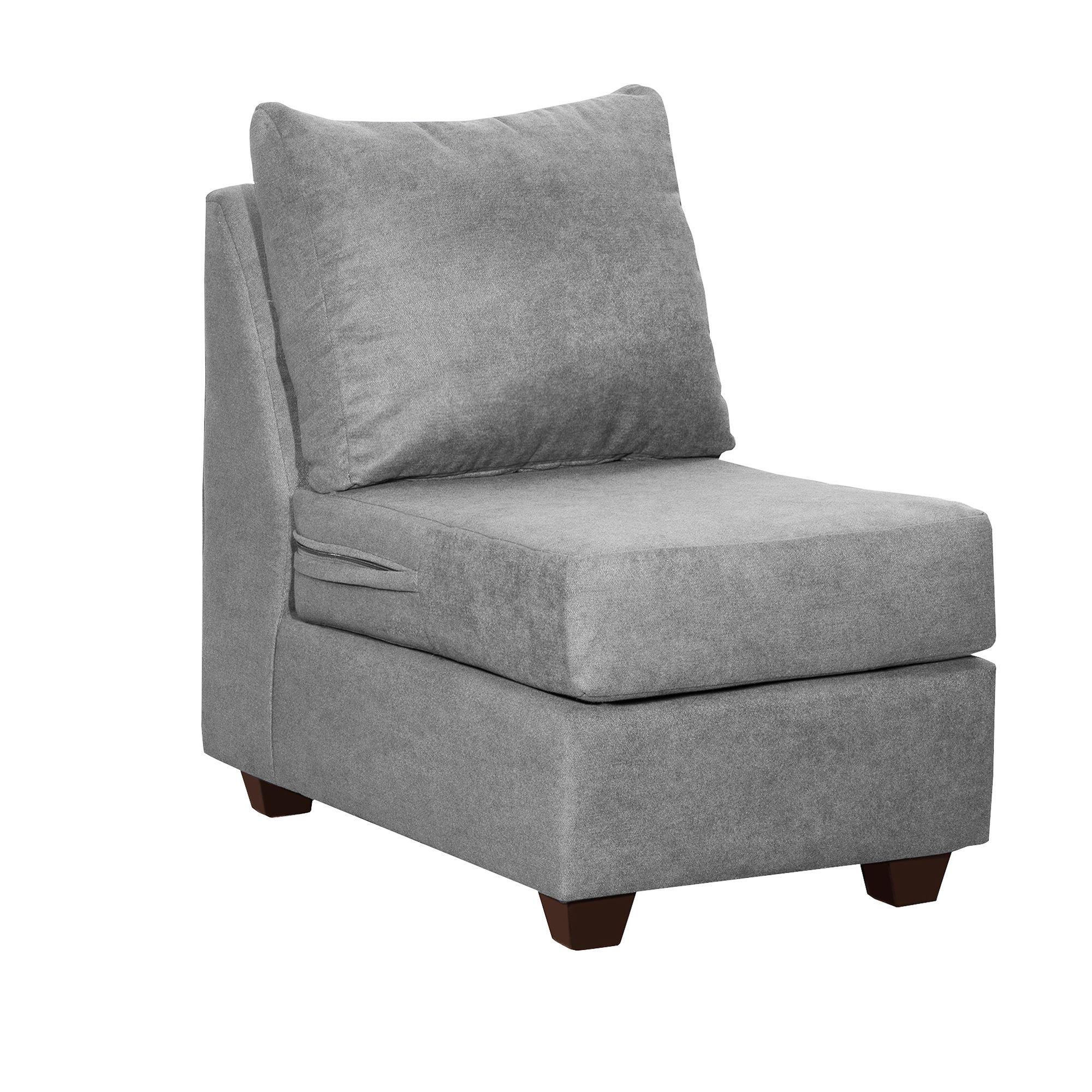 Sofa modular 3c Belek tela Gris 245x 90 x 95-2