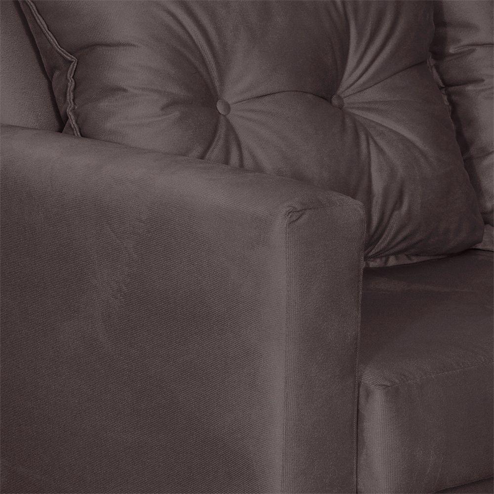 Sof 2c Hamburgo Felpa Chocolate 130x70x83-3