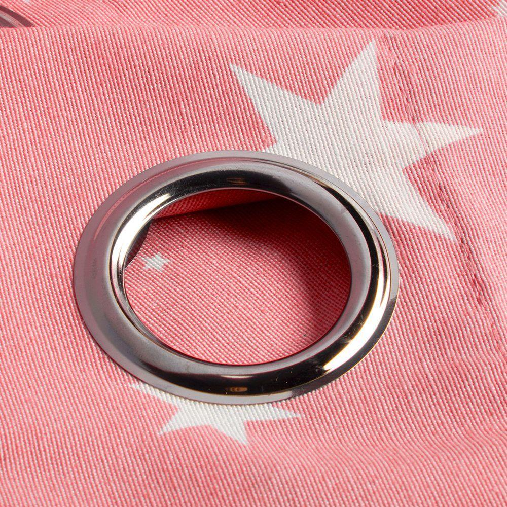 Cortina  Lona Española Estrellas 2.25 cm Rosa-3