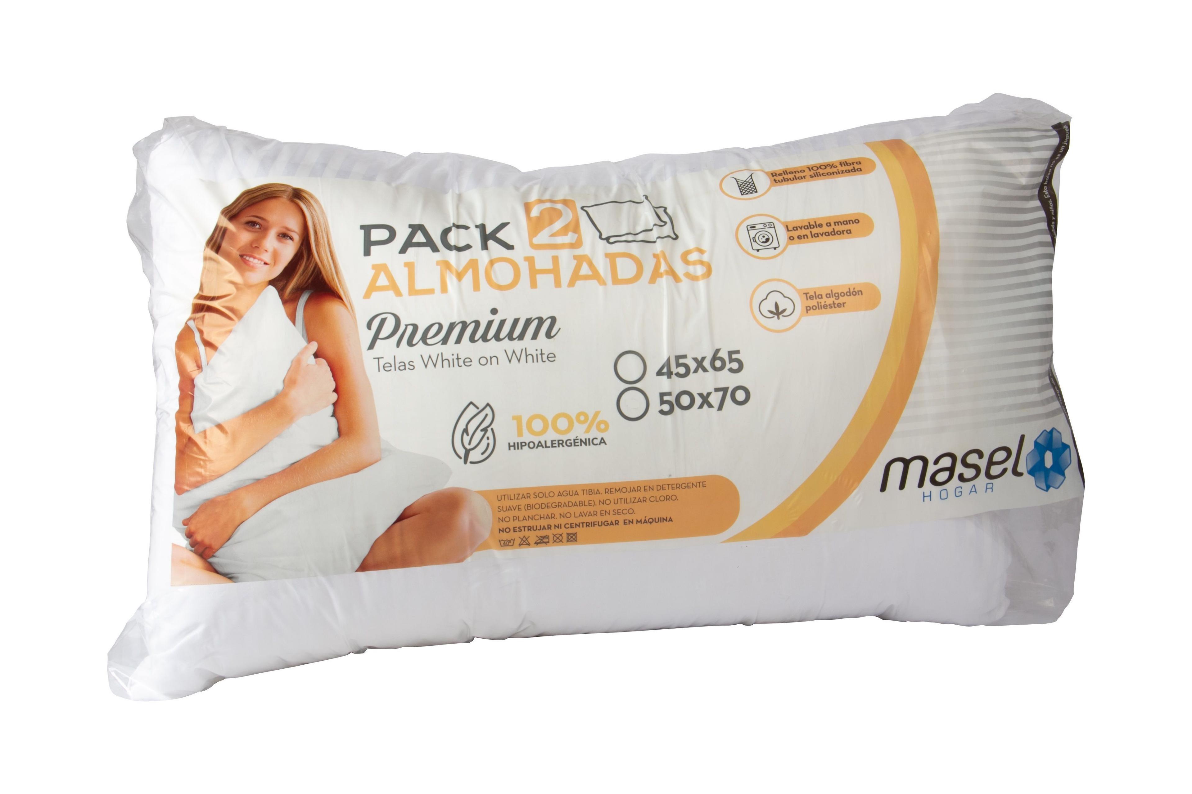 Pack Almohada Microfibra premium 50x70 cm-3