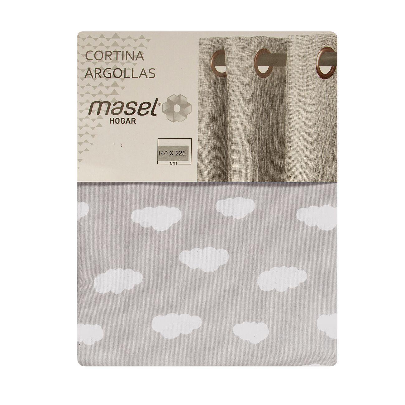 Cortina lona espalola nube Gris-3