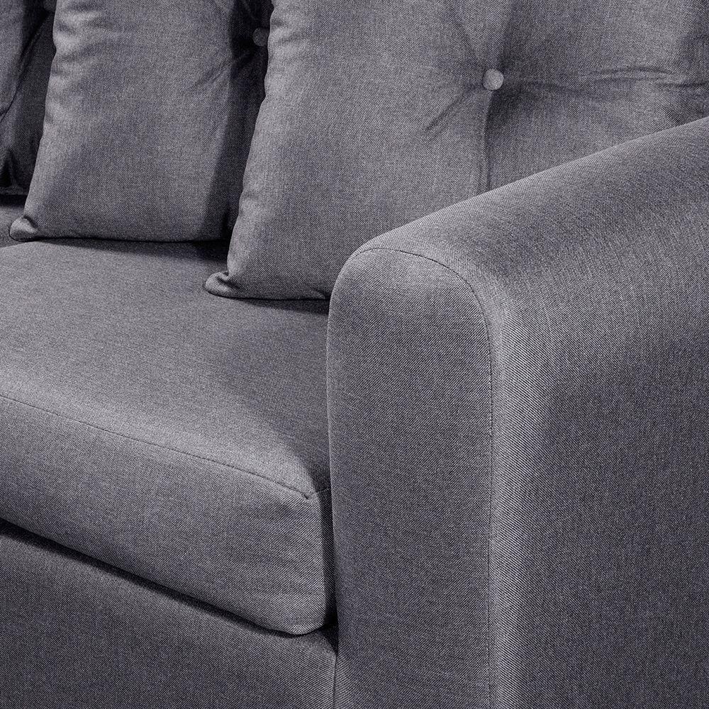 Seccional Esquinero Recife tela Gris oscuro 160x160x78-4
