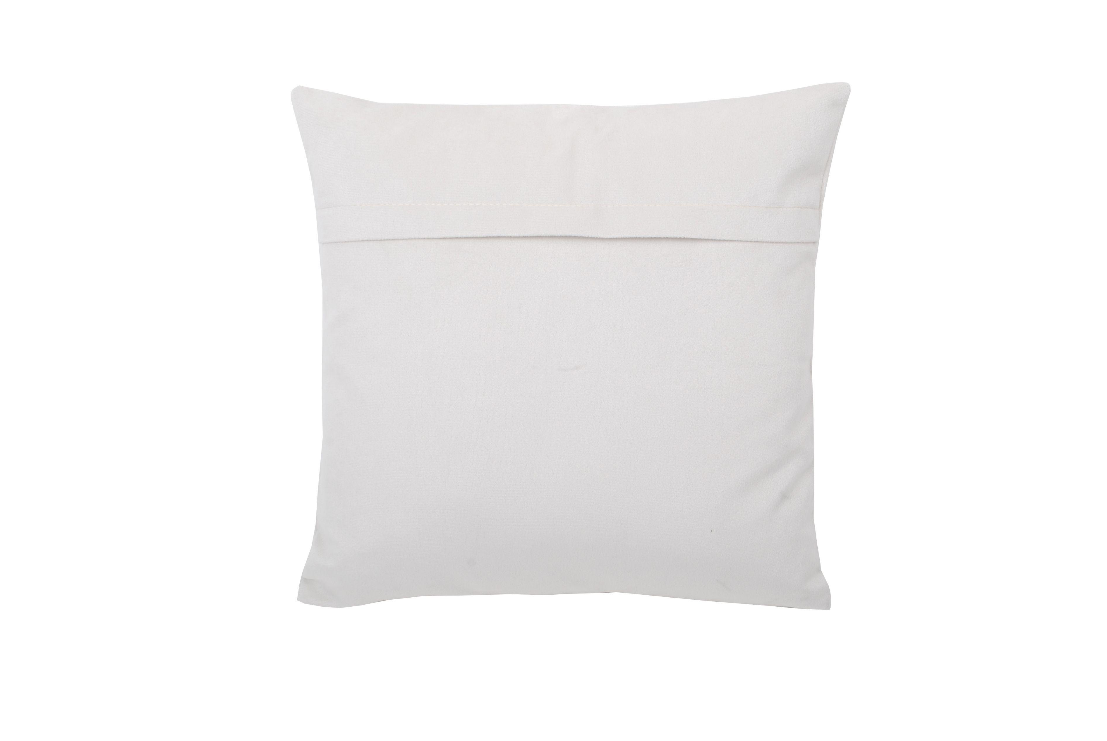 Set 2  Cojines Felpa combinados 40x40  Ivory y Gris-2