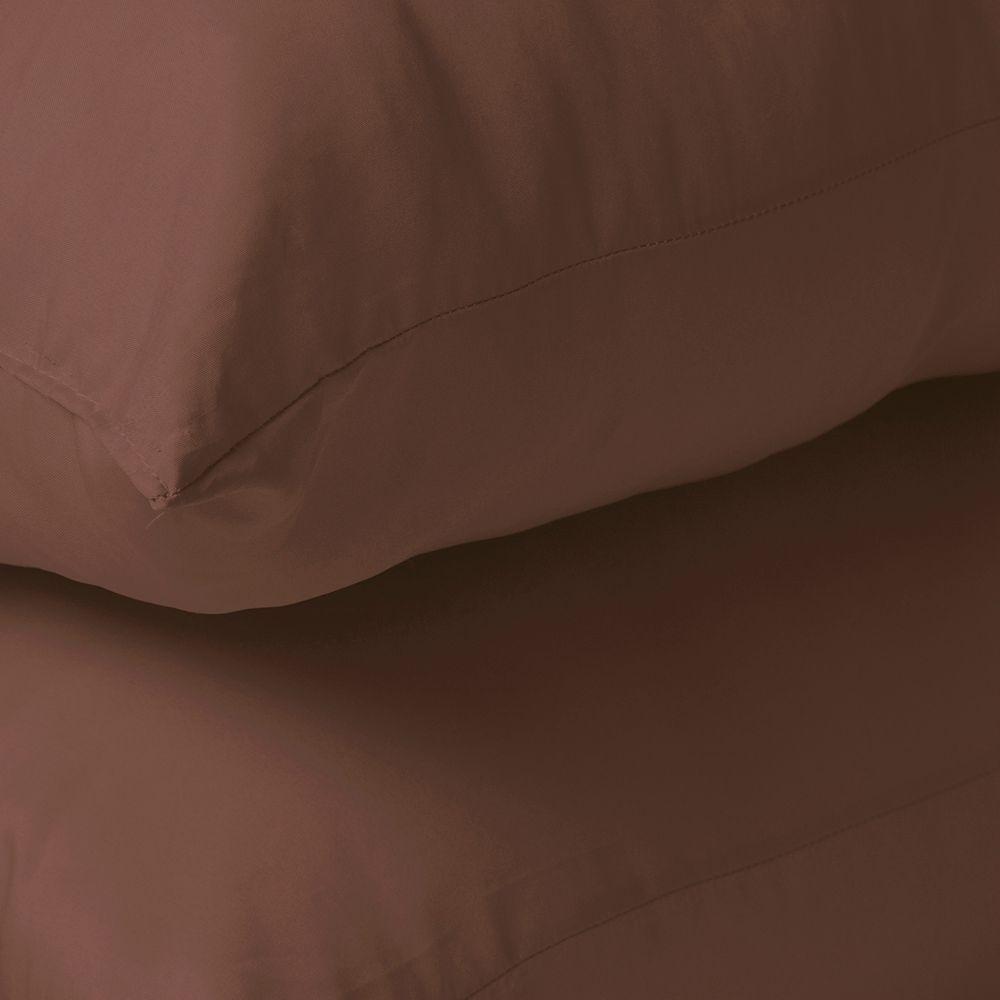 Set 2 almohadas premium Eco colores 50x70 chocolate-2