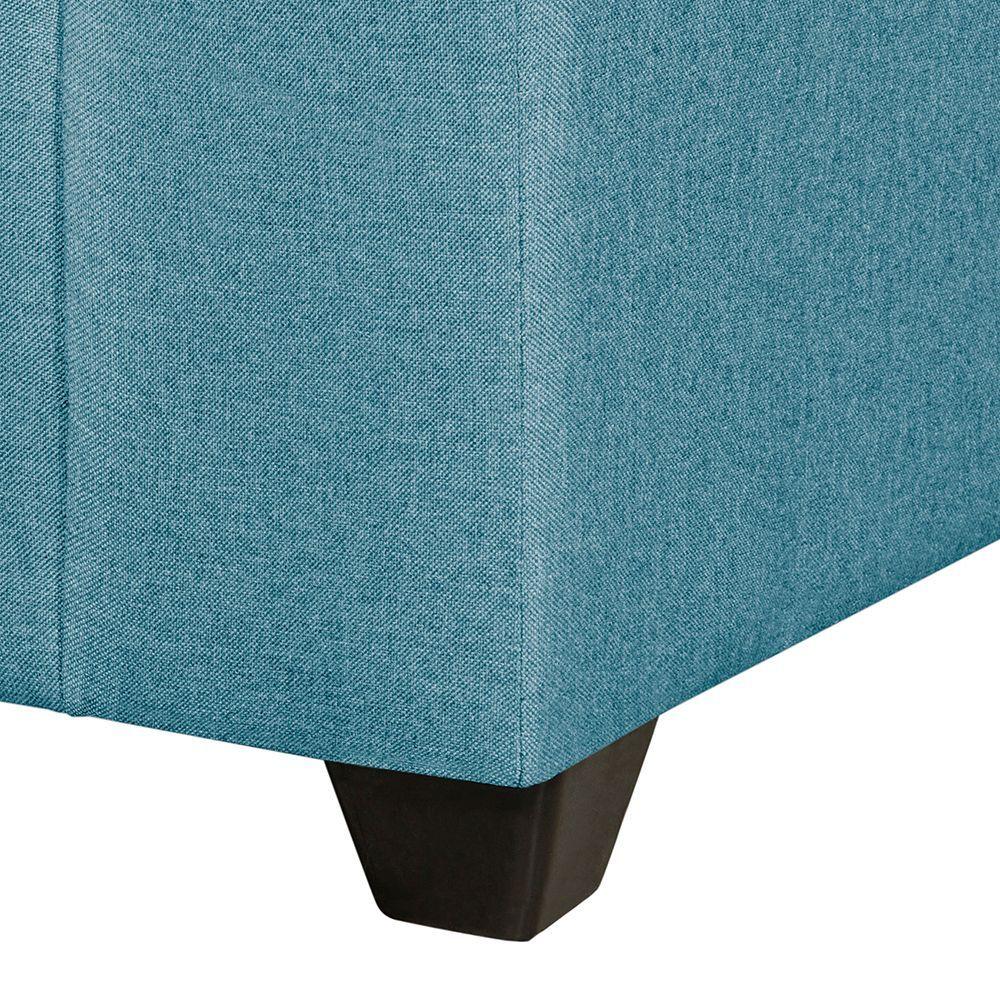 Seccional Esquinero Recife Tela Turquesa 160x160x 78-3
