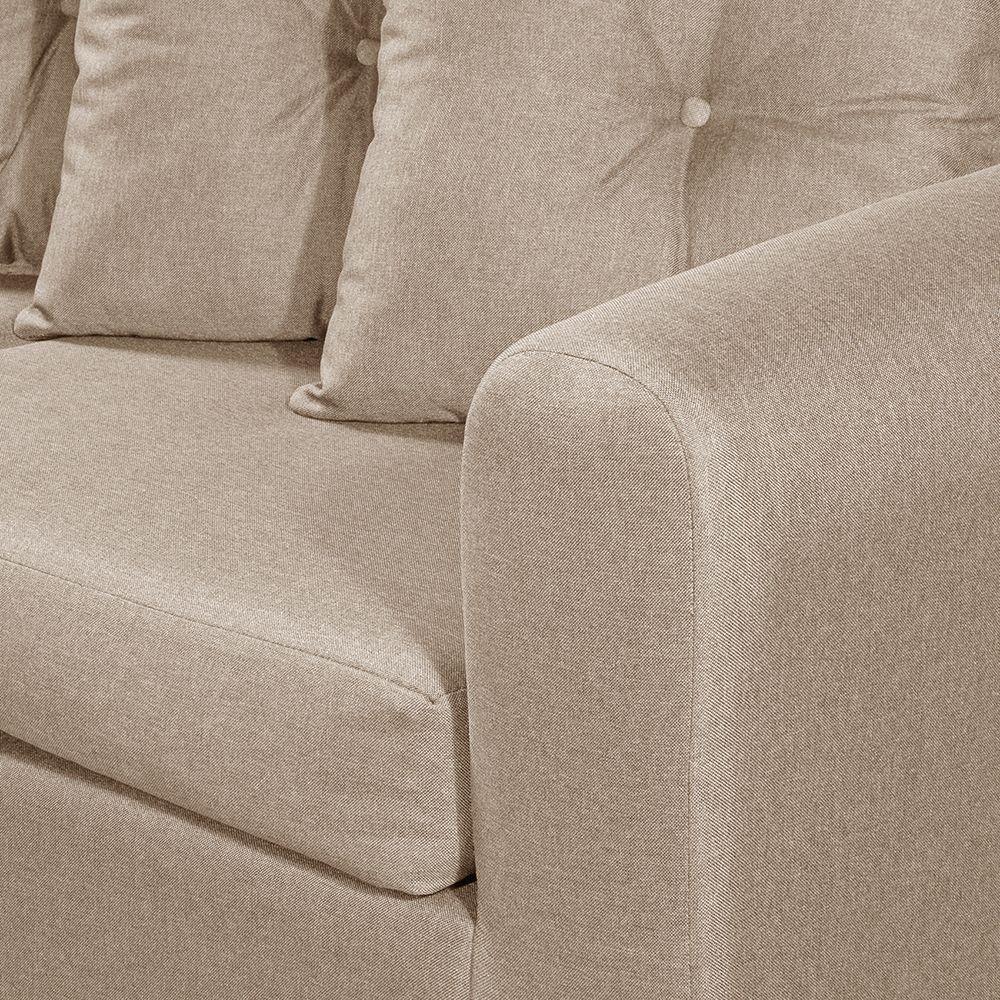 Seccional Esquinero Recife Tela Beige 160x160x78-4