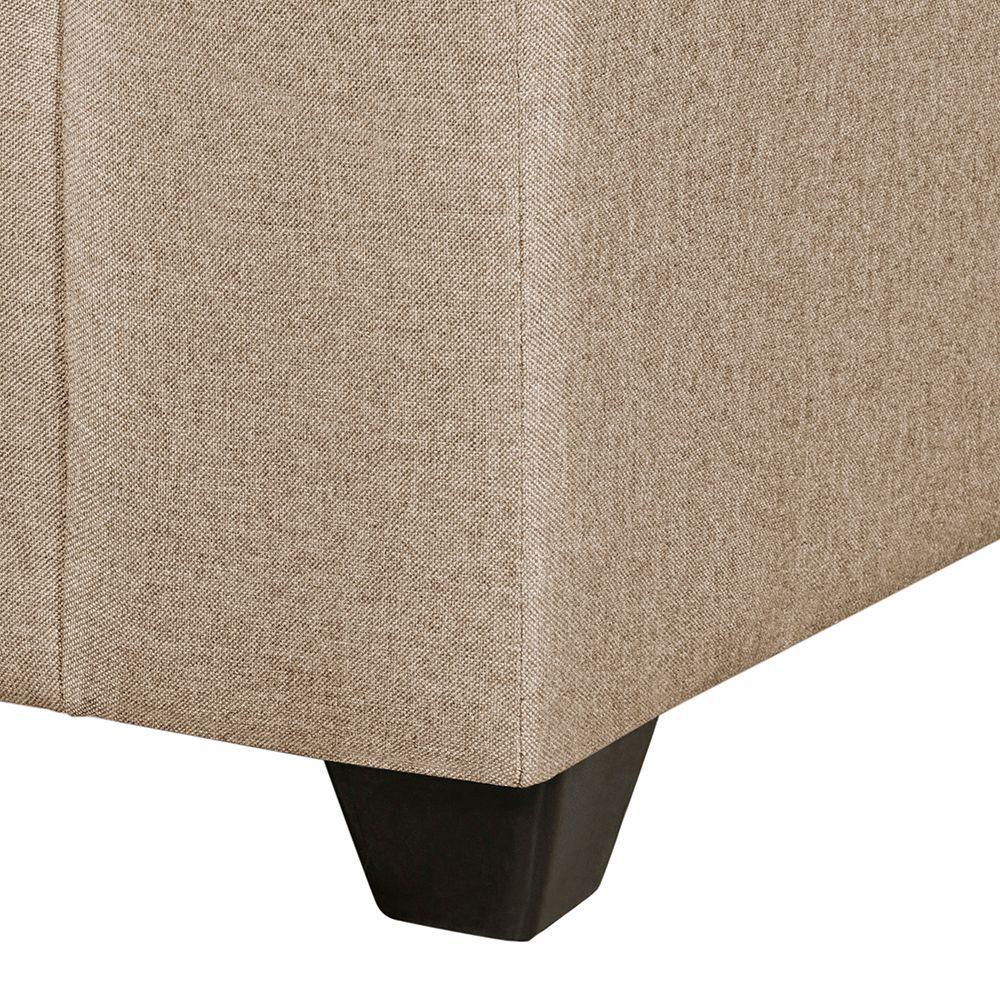 Seccional Esquinero Recife Tela Beige 160x160x78-5